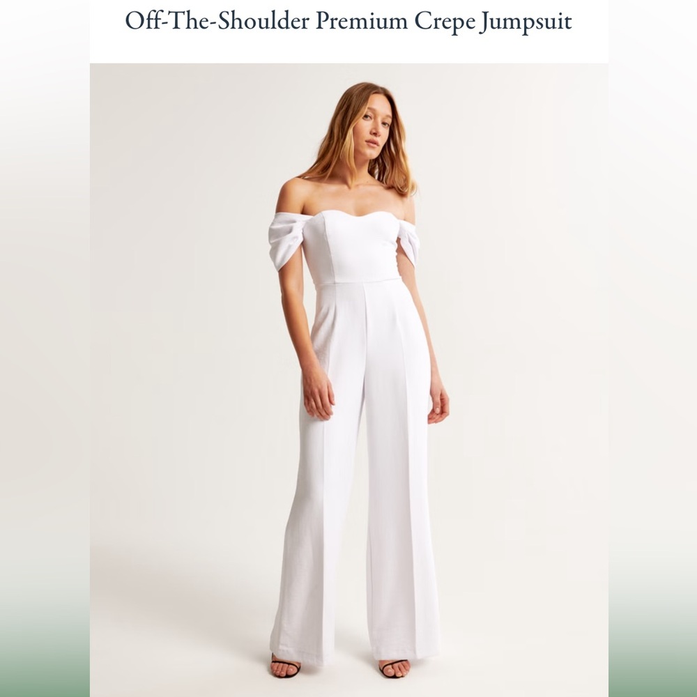 Abercrombie & Fitch Off the Shoulder jumpsuit XS